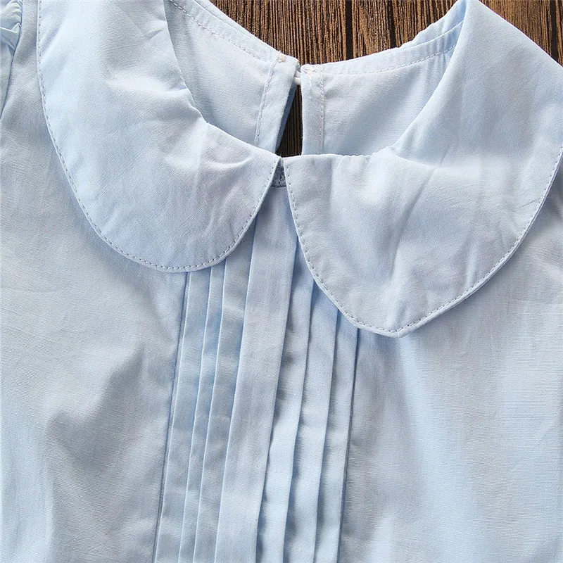 Новинка лета 2019 детский короткий пуловер из 3 предметов для маленьких девочек