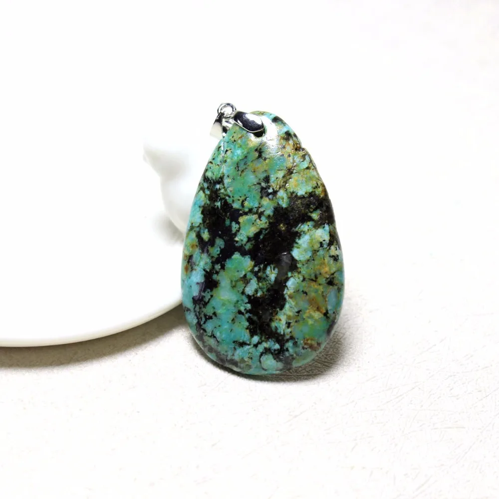 Оптовая AAA + 3 Тип Природных Африканских Turquoi Камень Неправильной Формы Кулон DIY Fit