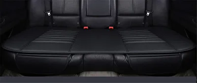 black rear 1 piece Всесезонные универсальные подушки для автомобильных сидений, автомобильный коврик, автомобильный чехол для hyundai i30 ix35 ix25 Elantra Santa Fe Sonata - Название цвета: black rear 1 piece
