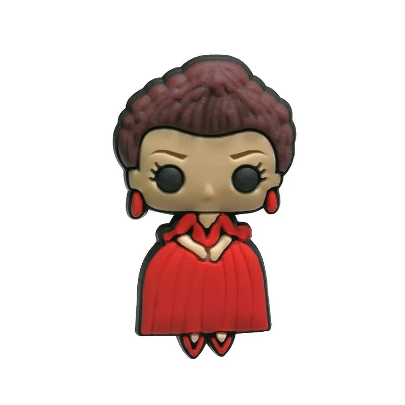 1 шт. Outlander ПВХ Патчи для обуви пряжки обувь аксессуары украшения подходят для Croc jibz вечерние подарок - Цвет: 149-08