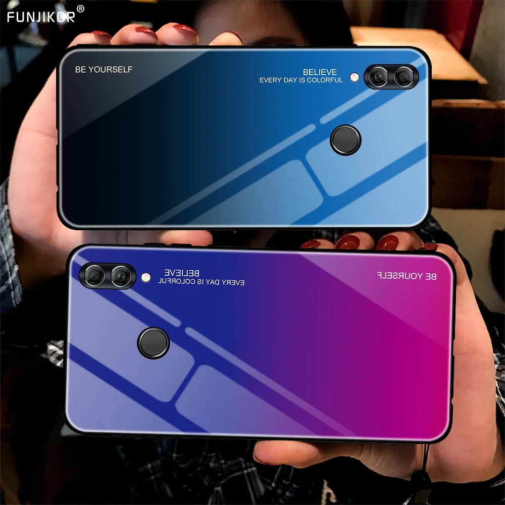 Чехол из закаленного стекла для Huawei Honor 10 Lite HRY-LX1 HRY-LX2 | Мобильные телефоны и