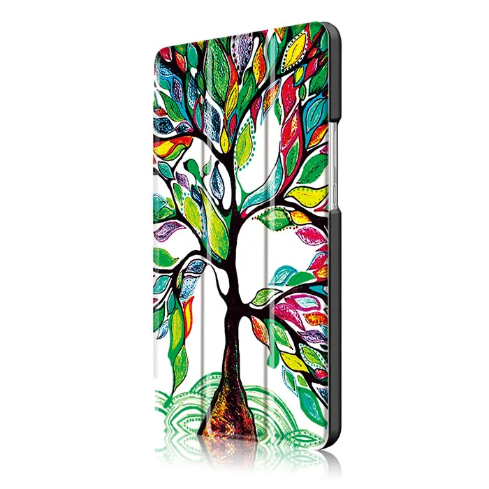 Закаленное стекло Защитная пленка+ PU Чехол-подставка для huawei Mediapad M3 Youth Lite 8 CPN-W09 CPN-AL00 " планшет - Цвет: 6