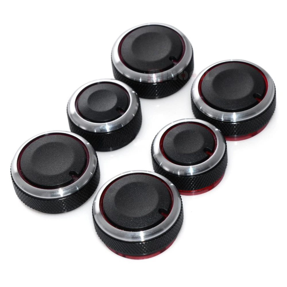3 шт. ручка кондиционера из алюминиевого сплава для Volkswagen VW POLO 2004 2016|air conditioning knob|ac
