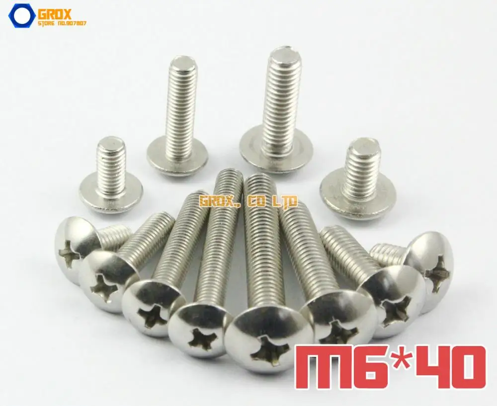 

Винт с крестообразной головкой из нержавеющей стали M6 304