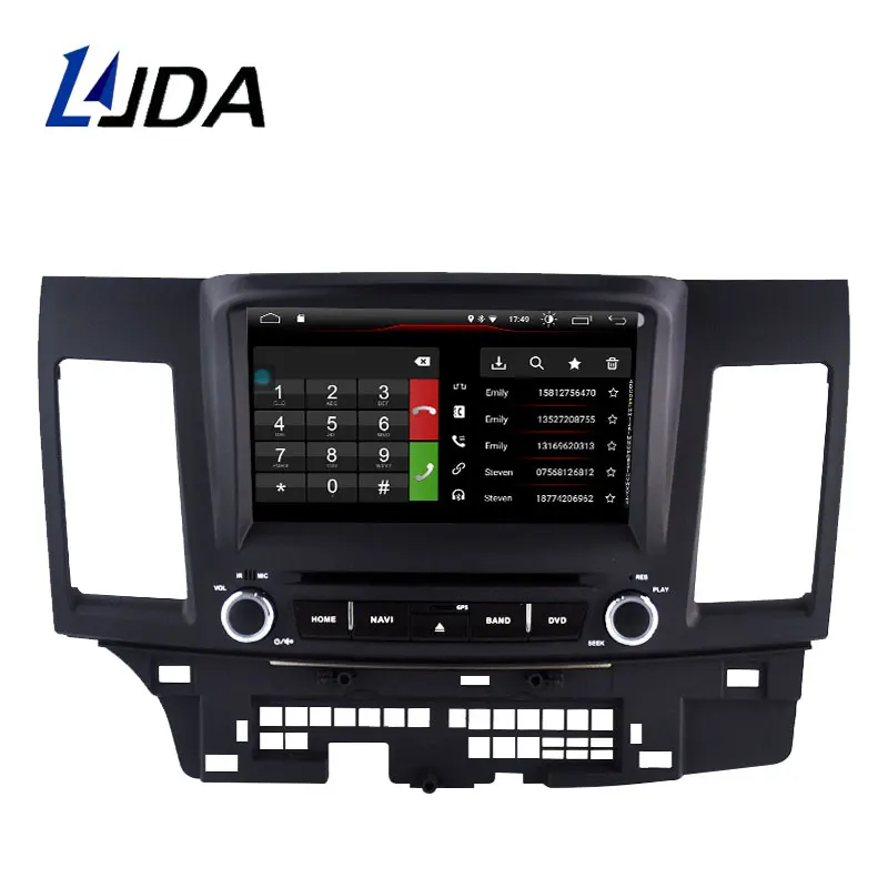 DSP Carplay Android 10 автомобильный DVD плеер для Mitsubishi LANCER 2007 2016 Wifi GPS Navi 2 Din автомобильное