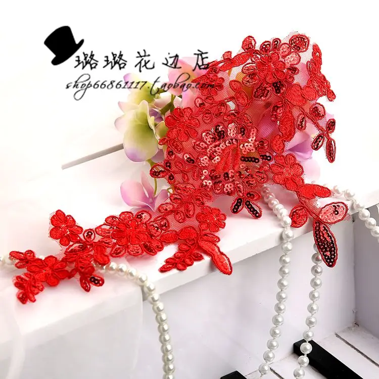 10 шт./лот новинка свадебная вуаль для волос обувь одежда кружевные нашивки