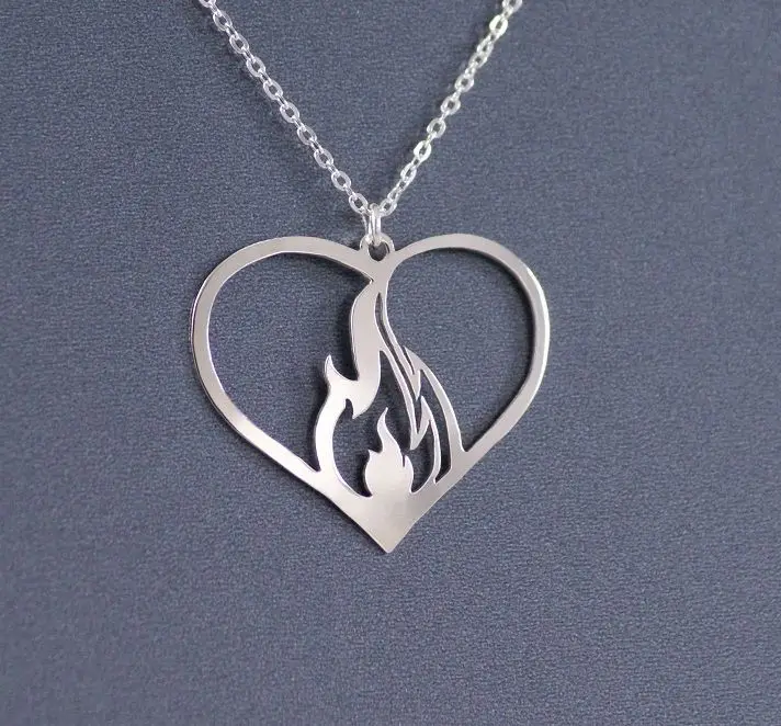 Ожерелье с подвеской в виде сердца 10 шт.|heart necklace|love megirls jewelry |