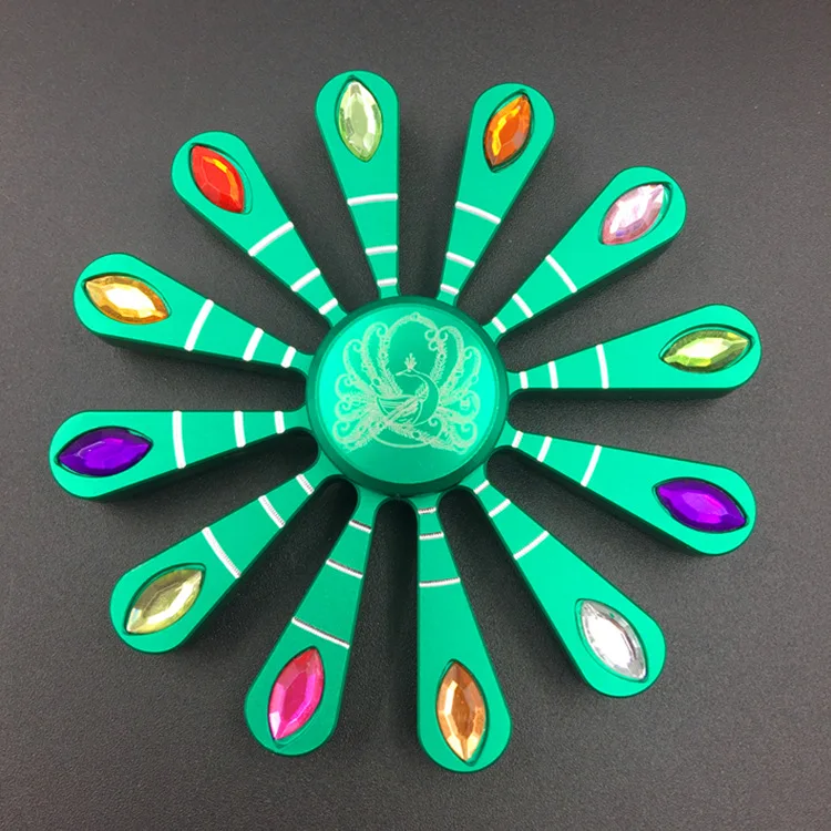 Спиннер Американский Павлин Быстрый подшипник паук палец ручной гироскоп EDC СДВГ