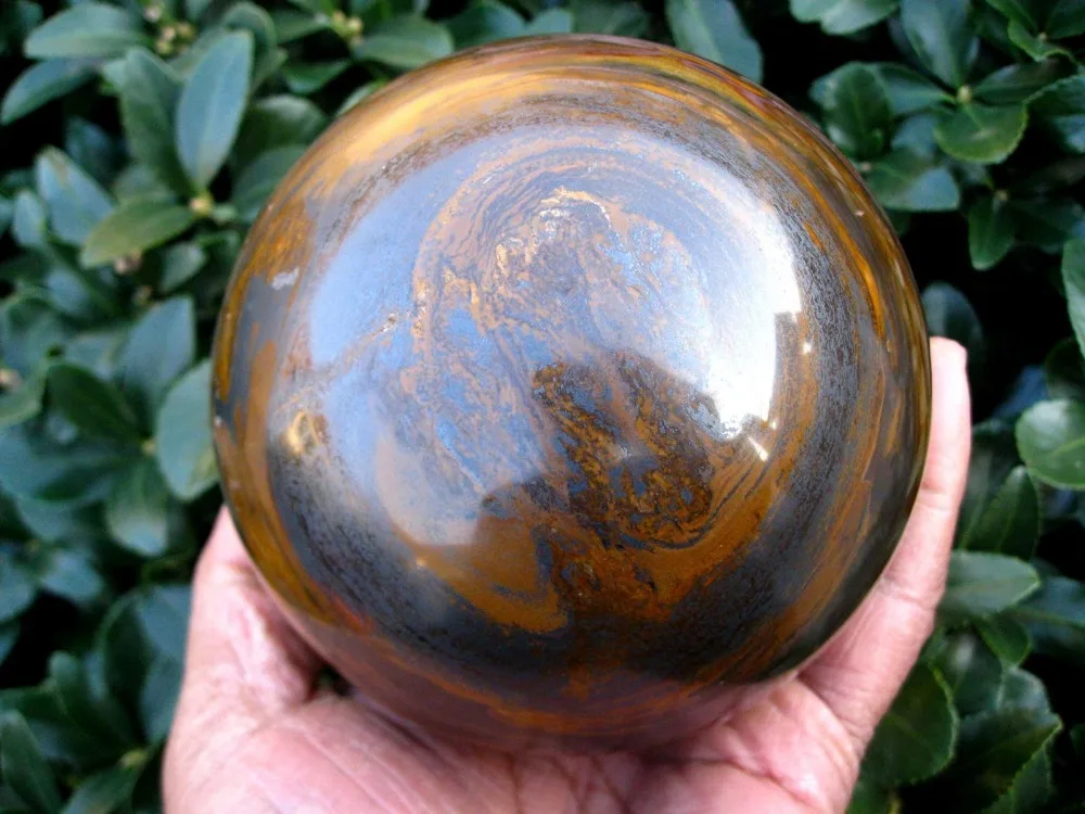 size 80mm NATURAL tigereye sphere ball healing |
