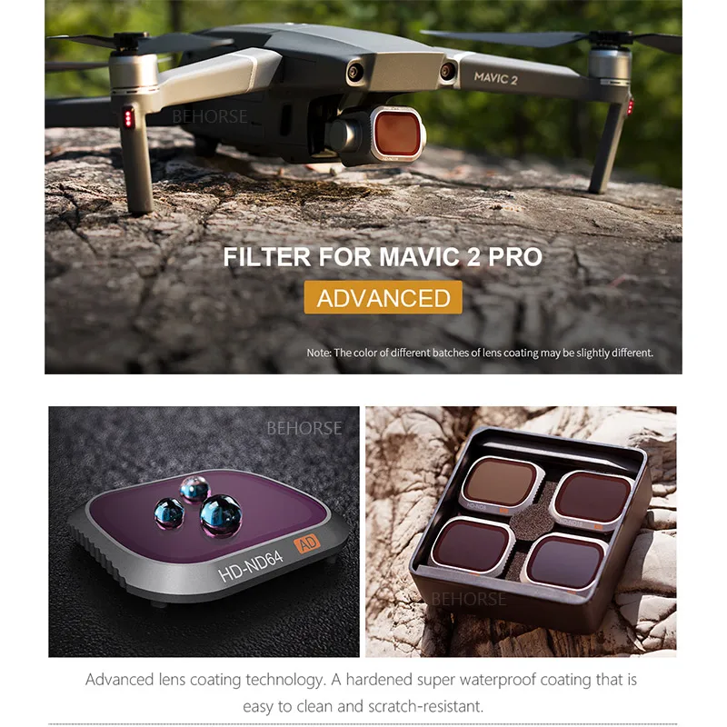 Комплект аксессуаров 7 в 1 PGYTECH Mavic 2 Pro чехол для фильтра DJI ND держатель контроллера
