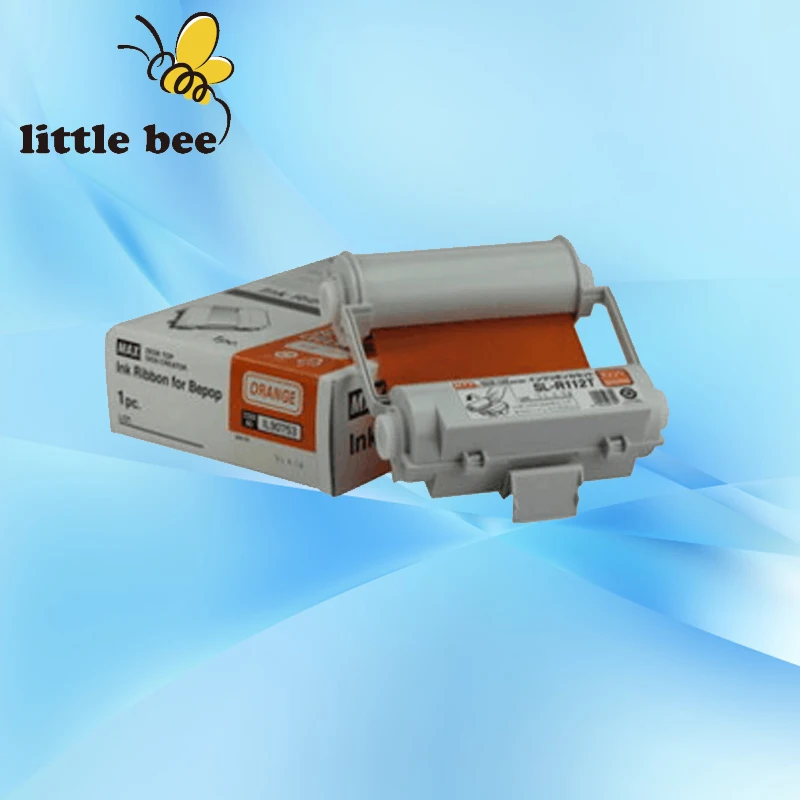 Чернильная лента SL-R112T оранжевый для машины изготовления вывесок Bepop PM-100A CM-200E