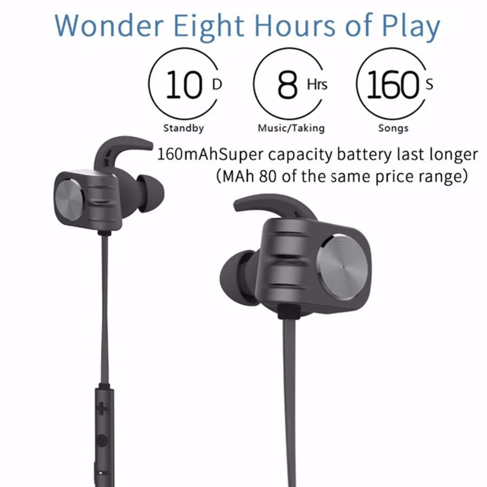 Bluetooth наушники Plextone BX338 с микрофоном и шейным ободом|Наушники гарнитуры| |