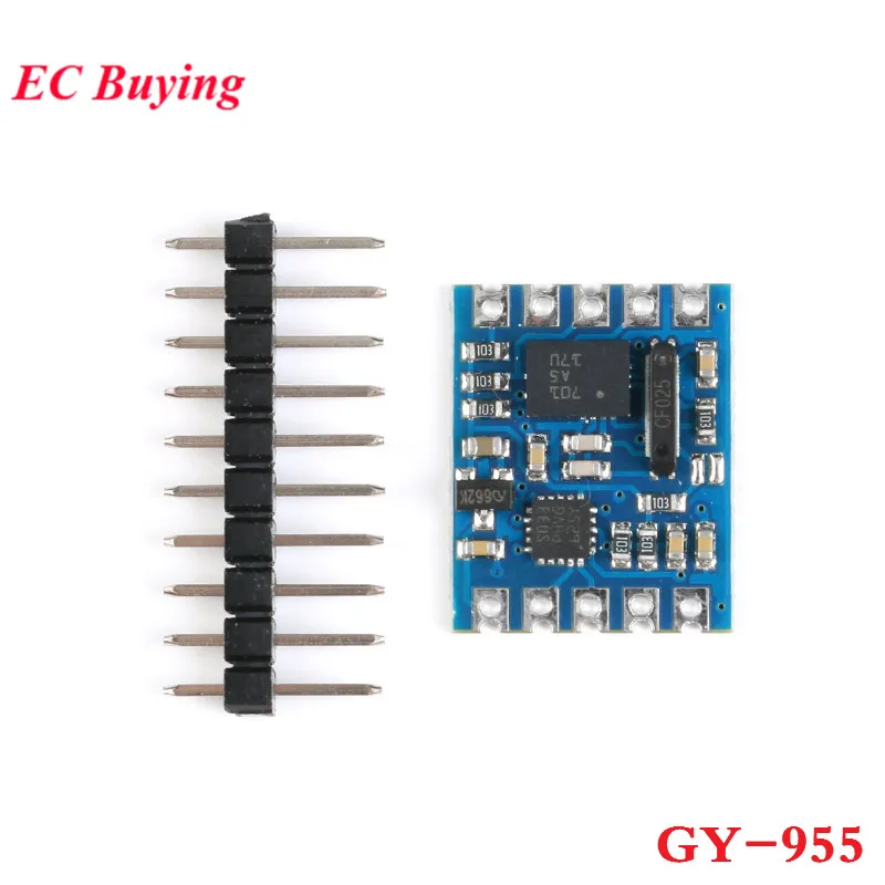 GY-955 Navigation Sensor 9 Axis 9-Axis Module Kalman Filter AHRS Gyroscope Magnetometer Electronic Compass | Электронные
