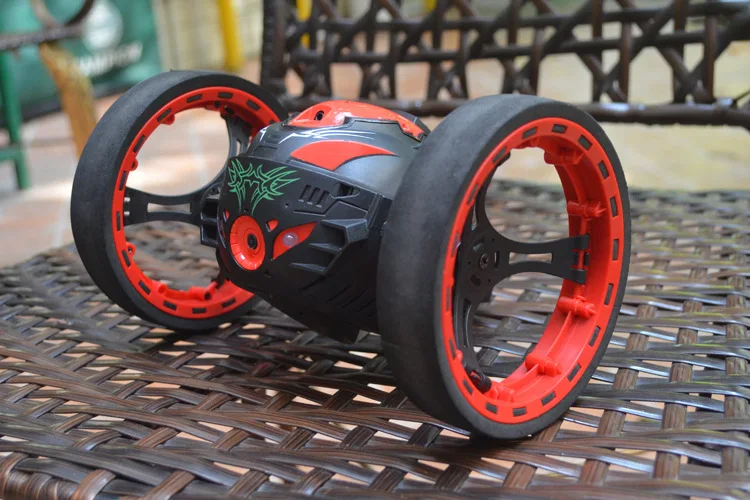 Newest Boy Fashion Gift upgrade version Bounce RC Stunt Car 4CH 2.4GHz Jumping Sumo Remote Control with 2.MP HD wifi camera | Игрушки и