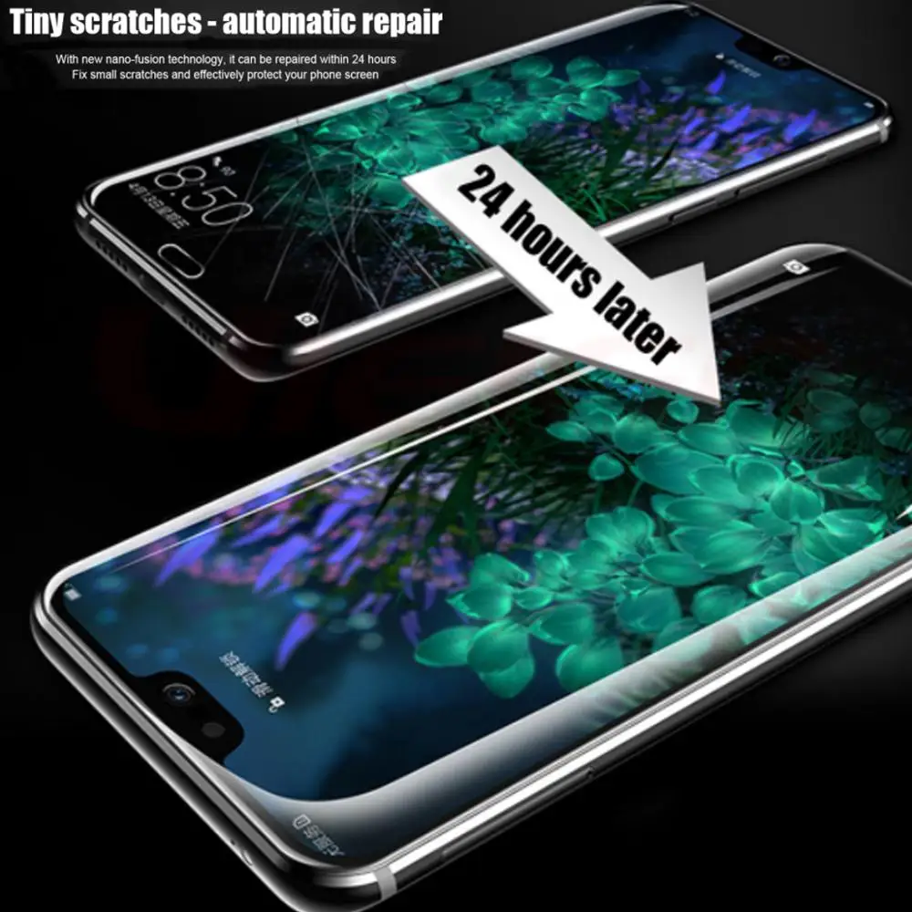 2 шт. передняя и задняя мягкая Гидрогелевая пленка из ТПУ для LG V50 ThinQ полное