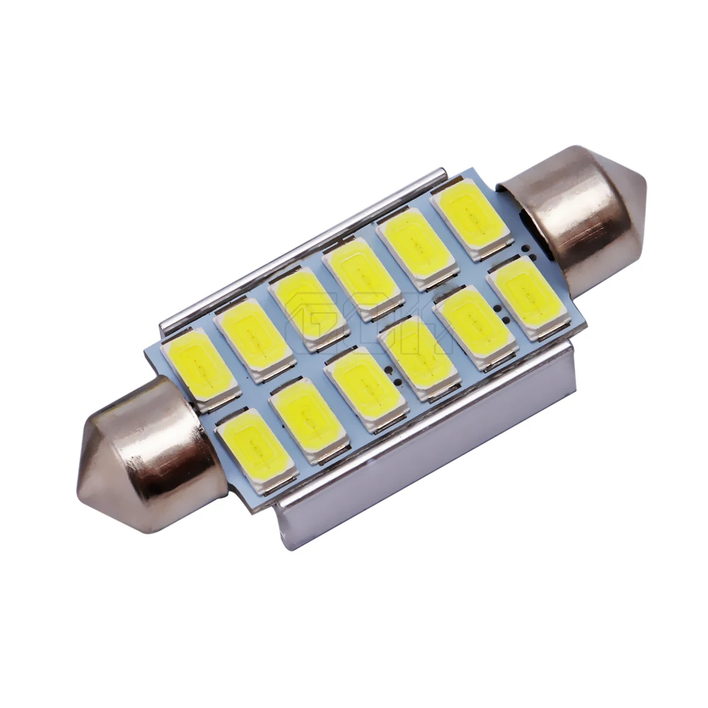 4 x фонарь светодиодный smd c5w 12smd festoon 42 мм led 5630 5730 41 CANBUS OBC без ошибок для чтения|41mm