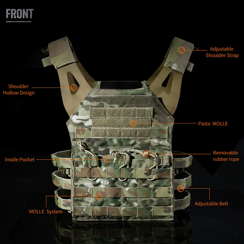 Тактические CQB открытый жилет Для мужчин Cordura защиты спортивные жилеты