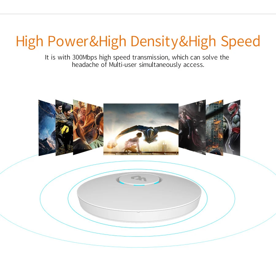 COMFAST CF E320V2 300M WiFi потолочный беспроводной AP маршрутизатор внутренняя настенная
