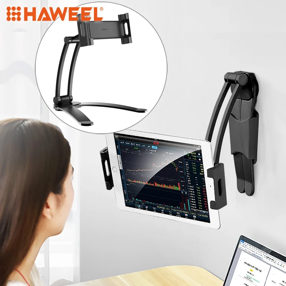 

Настольная подставка HAWEEL для телефона и планшета, Универсальный Регулируемый держатель для iPhone, Huawei, Sumsamg Pad Tablet