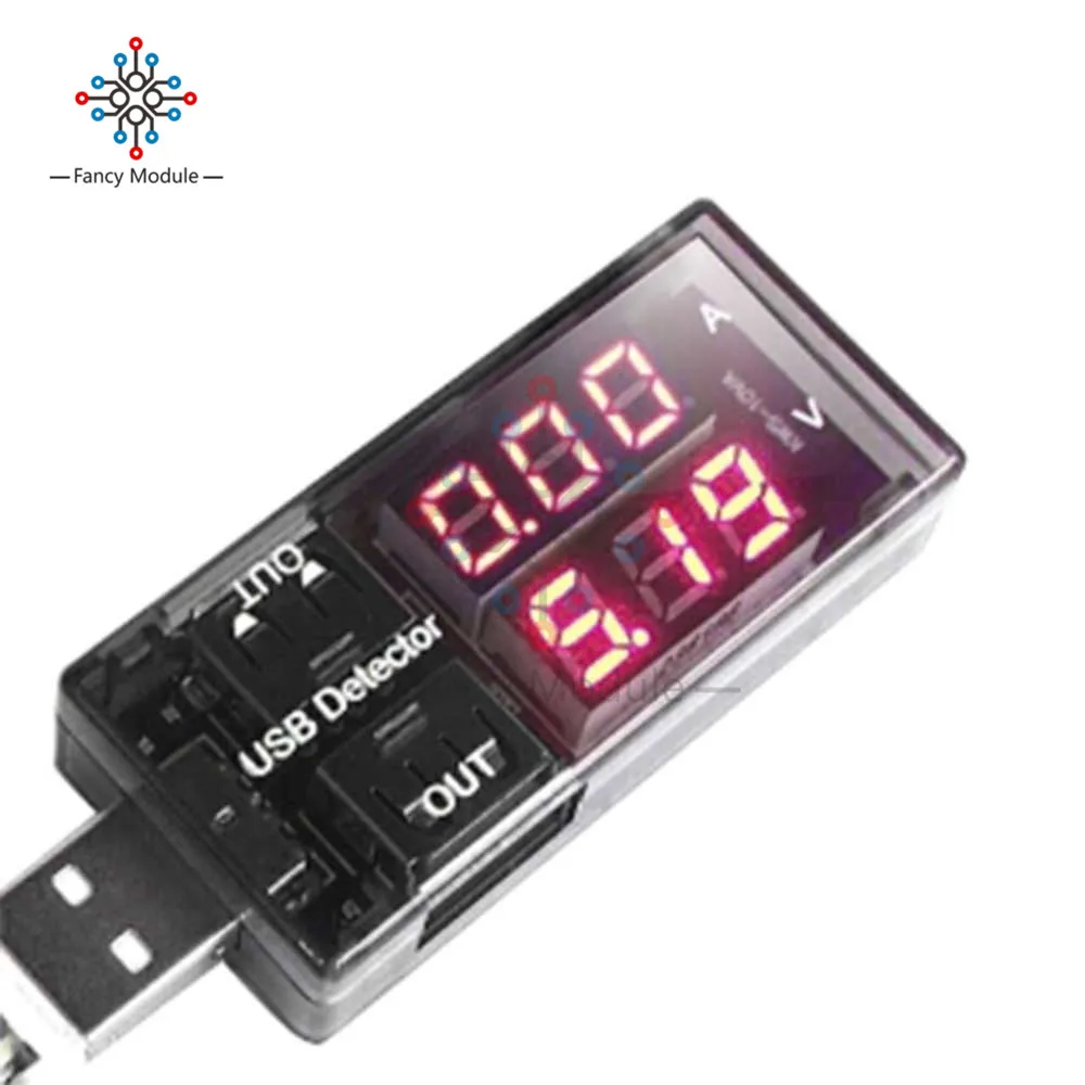 Зарядный детектор напряжения USB Мобильный Вольтметр Амперметр Напряжение