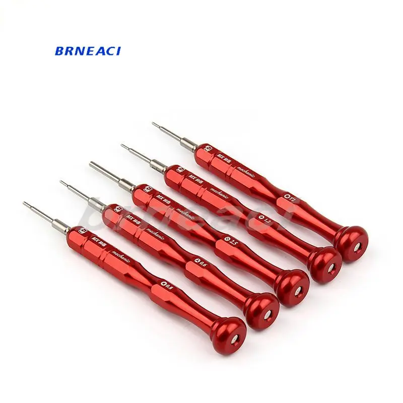 Набор отверток MECHANIC 5 в 1 6 в 1 для ремонта iPhone mx-t2.0, Phillips1.2, 1,5, 2,5, Torx0.8, y0.6 новейший 3D винт - Цвет: 5 in 1
