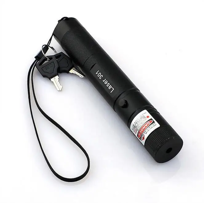 Красная лазерная указка 301 Мощный регулируемый фокус Сжигание спички лазерные