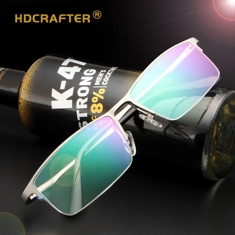 HDCRAFTER очки оправа мужской и женский оптический Компьютер Анти голубой свет очки для чтения прозрачные линзы очки Lumiere UV400