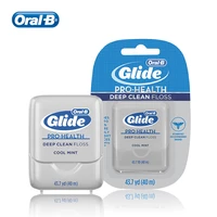 oral b glide pro health deep cleaning floss portable easy slide in dental oral hygiene flosser mint 40m 26 pcs