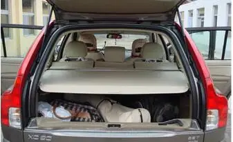 Rear Trunk Security Shield Cargo Cover trunk shade security cover for Volvo XC90 2004-2014 | Interior Mouldings