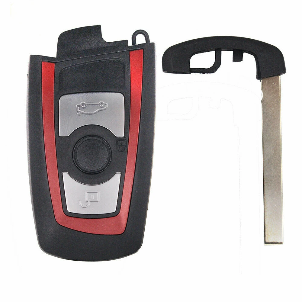 Брелок Keyecu Red FSK 434 МГц PCF7953 с 3 кнопками для BMW F Chassis FEM / BDC CAS4 + FCCID: YGOHUF5767 | Автомобили
