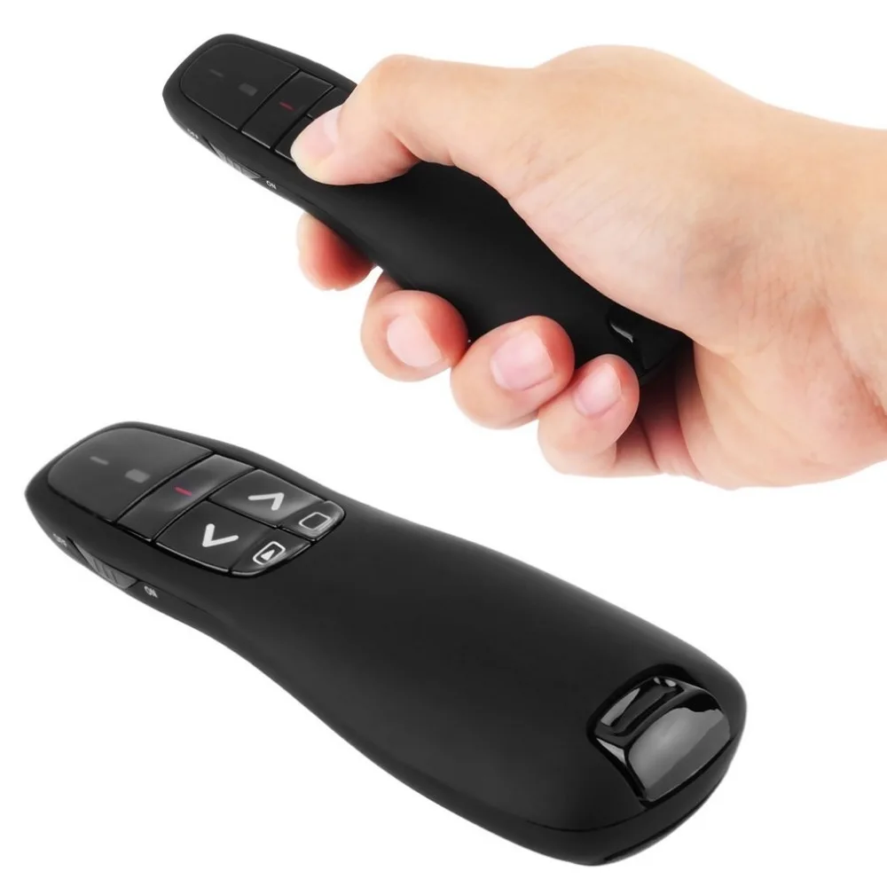 Беспроводная ведущая красная лазерная указка R400 2 4 ГГц USB PPT пульт дистанционного
