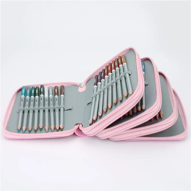 Тканевый чехол для карандашей 3/4 слоев 04856|pencil box school|canvas pencil casepencil case |