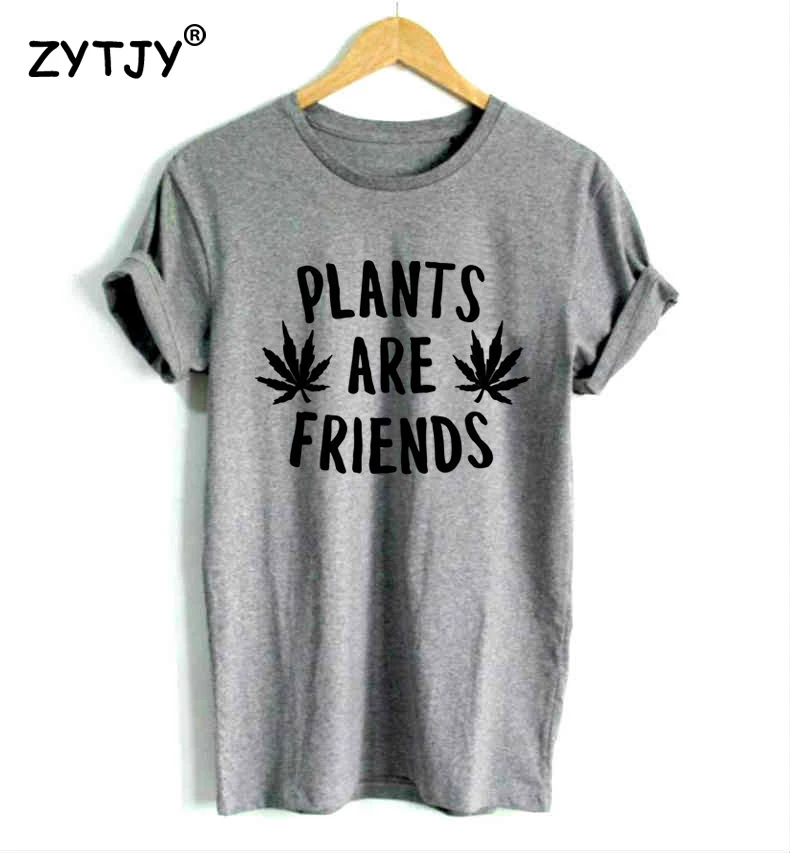 Футболка женская с надписью растения друзья|t shirt|women tshirtfunny t shirts |