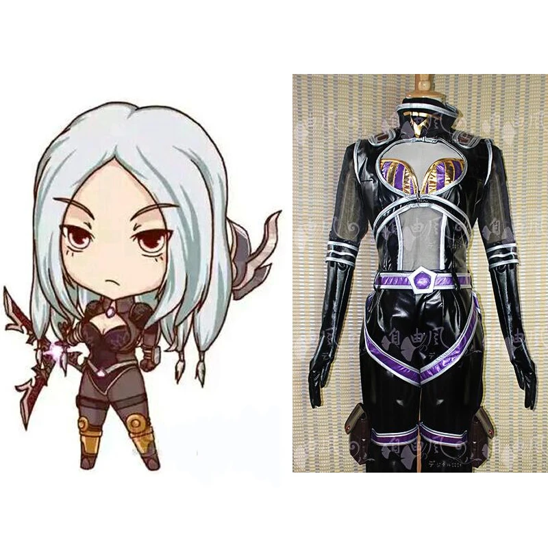 

2016 LOL Irelia Balack Customized Uniforms Cosplay Costume