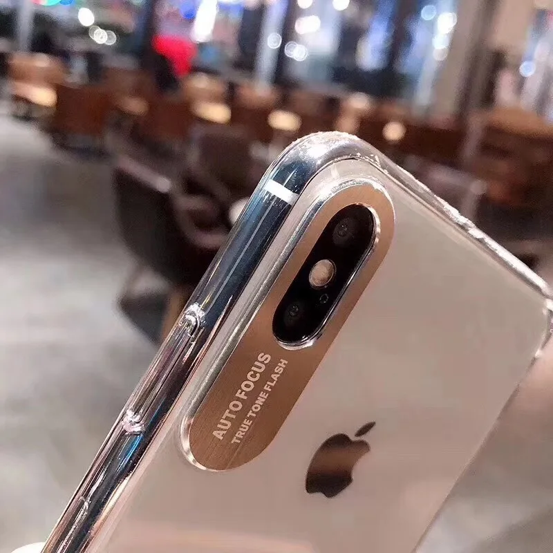 Tluxury прозрачные чехлы для iPhone 6 S 7 10 8 Plus чехол X Xs Max Xr Funfa камеры задняя крышка |