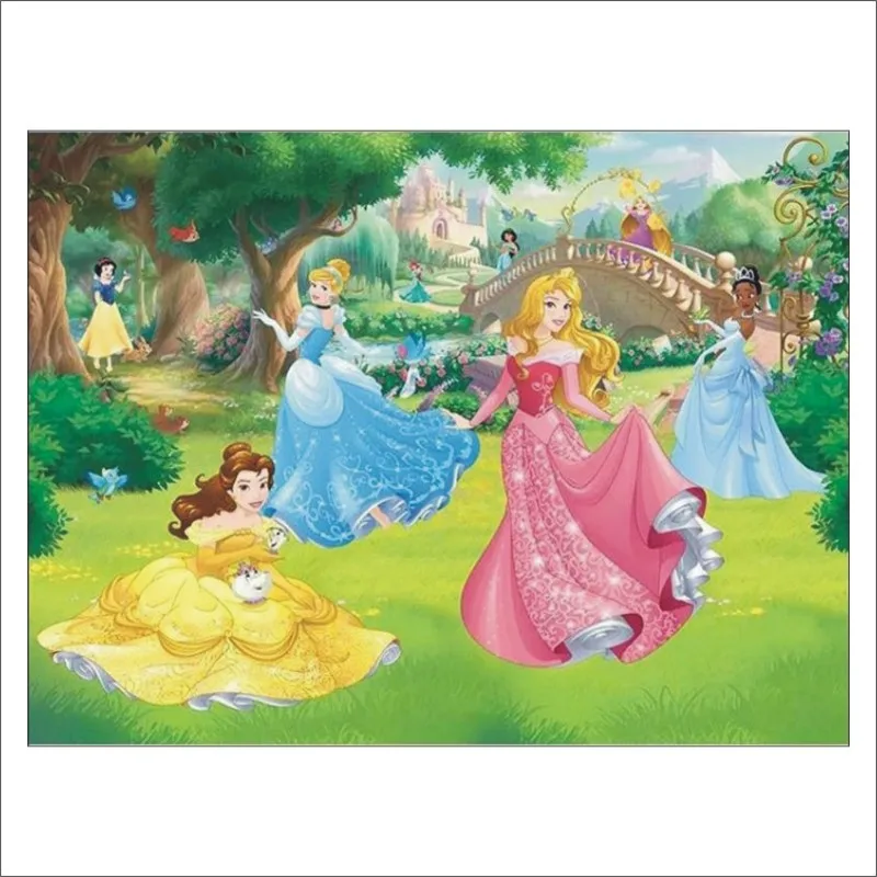 5D алмазов картина disney принцессы Семья полный, изготавливаемый по методу "Сделай сам мозаика 3d-бриллиантовая вышивка набор украшения дома подарок D29