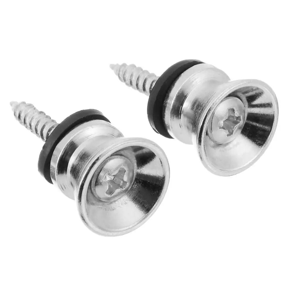 Металлический металлический гитарный ремешок 2 шт. замок кнопка концевой штифт с