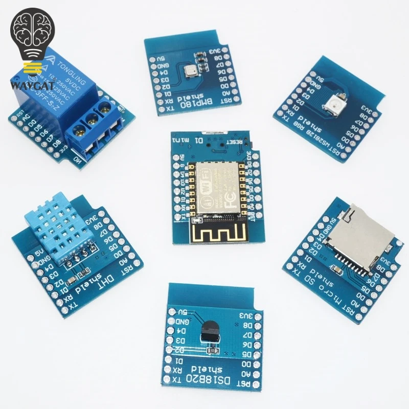 D1 mini kit NodeMcu 4M байты Lua WIFI Интернет вещей макетная плата на основе ESP8266 AEAK |