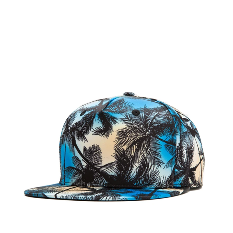 [Wuke] шляпа новинка 2017 унисекс для мужчин и женщин с принтом кокосовой пальмы пляжа