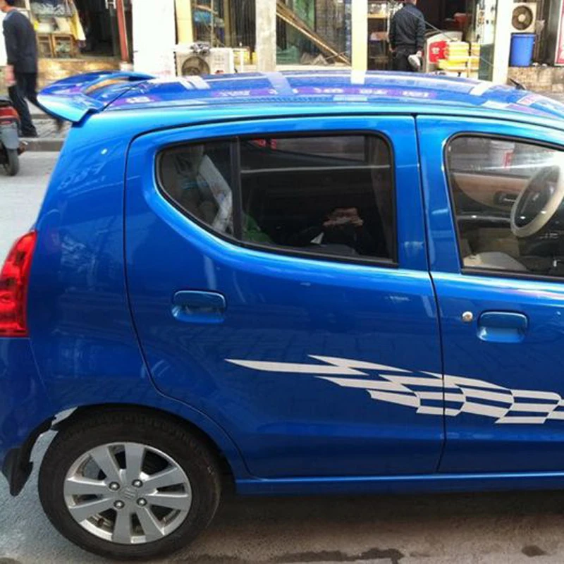Для Suzuki Alto 2009 2015 АБС пластик автомобильный спойлер задний Крылья крыша багажник