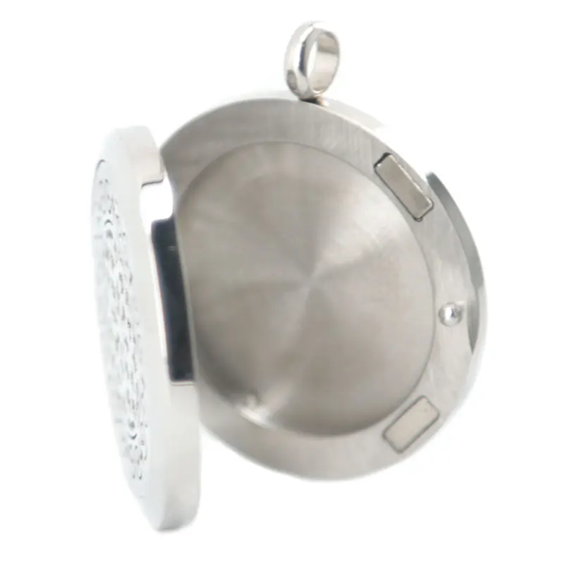 Серебряные украшения цветок ароматерапия эфирные масла подвеска из нержавеющей