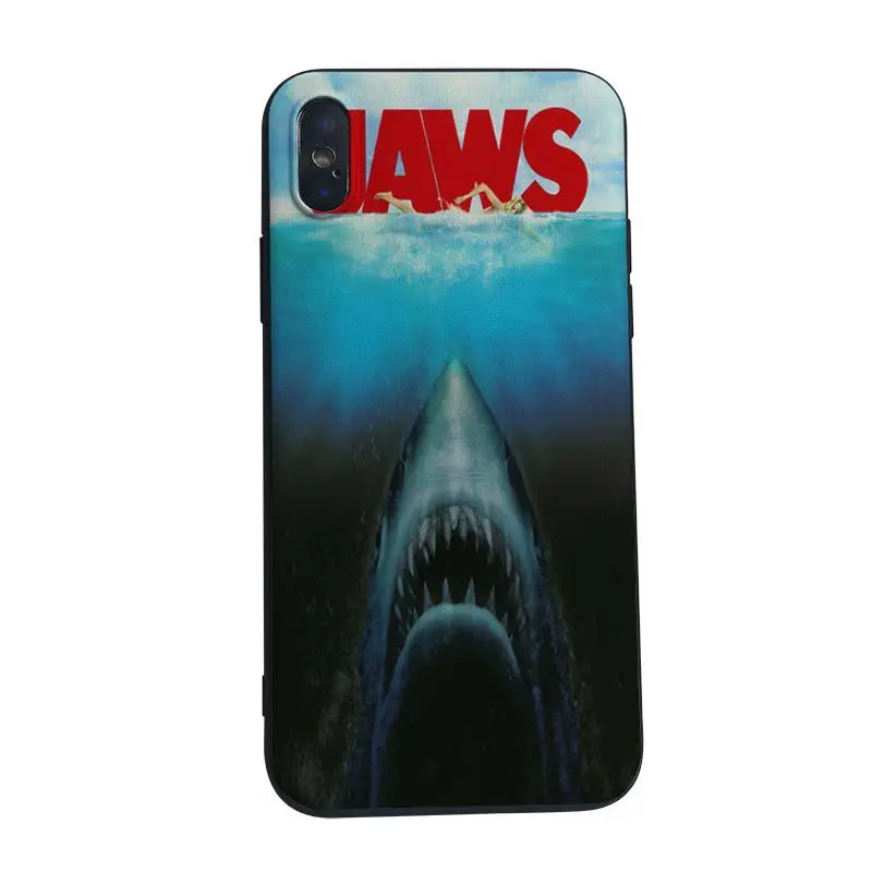 Мягкий силиконовый чехол MaiYaCa Happy Jaws для iphone 5 5s SE 6s 6plus 7 8plus 8 X XS XR XSMAX мягкий из ТПУ |