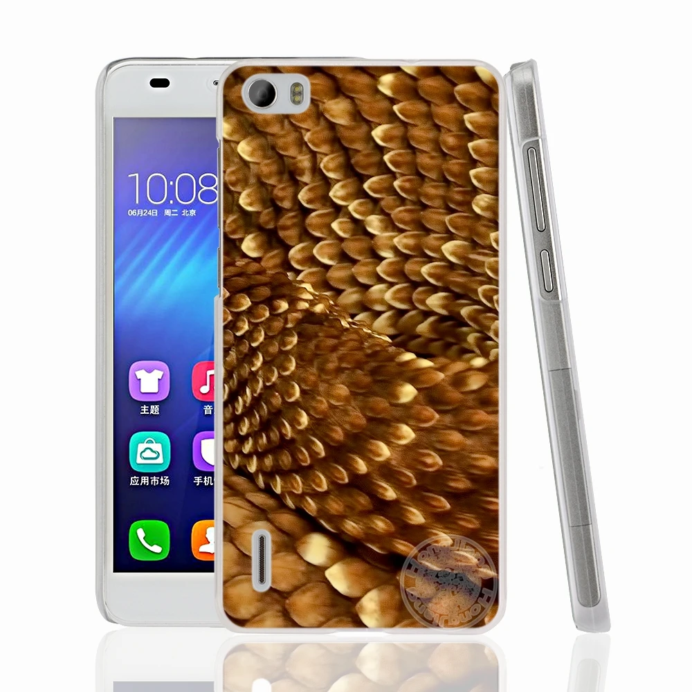 HAMEINUO кожаный чехол для сотового телефона со змеиным чехлом huawei honor 3C 4A 4X 4C 5X 6 7 8 Y3 Y5