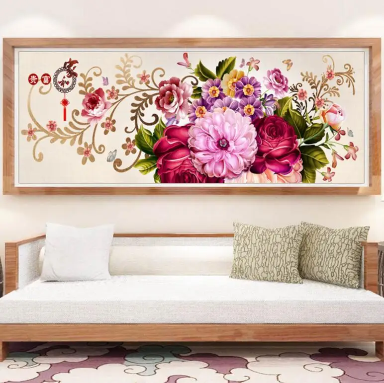 UzeQu 3D Алмазная картина особой формы цветок пион вышивка крестом 5D DIY полная