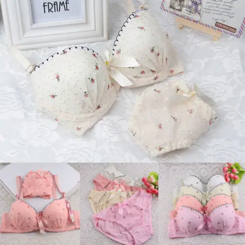 Комплект женского нижнего белья с чашками пуш ап|bra set|bras bra setspink set |