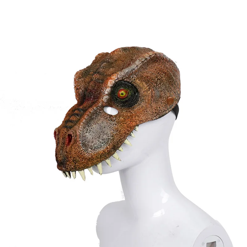 H &amp ZY Horror 3D маска динозавра Los Reyes Magos Косплей животных Maschera мягкая