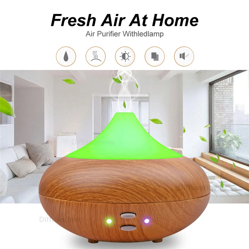 Diffuserlove 210 мл увлажнитель воздуха диффузор эфирного масла диффузор Huile estiel 7 цветов светодиодный свет сна увлажнитель