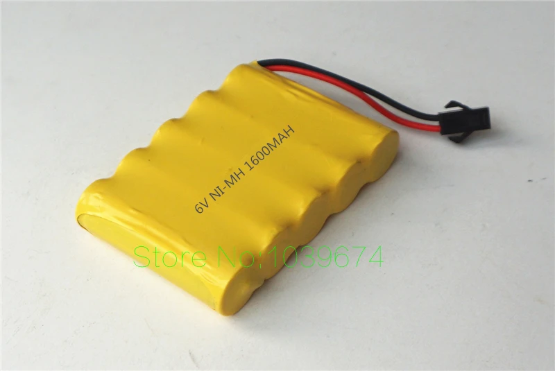 Заводская розетка для перезаряжаемых аккумуляторных батарей 6 в Ni-MH 1600 мАч 1 2 AA * 5