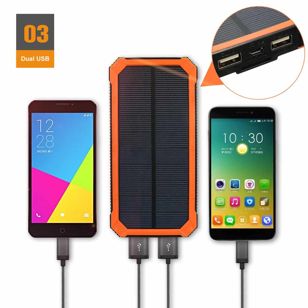 LEORY 300000 мАч Солнечное зарядное устройство power Bank портативное Внешнее зарядное устройство с двумя USB зарядное устройство для кемпинга