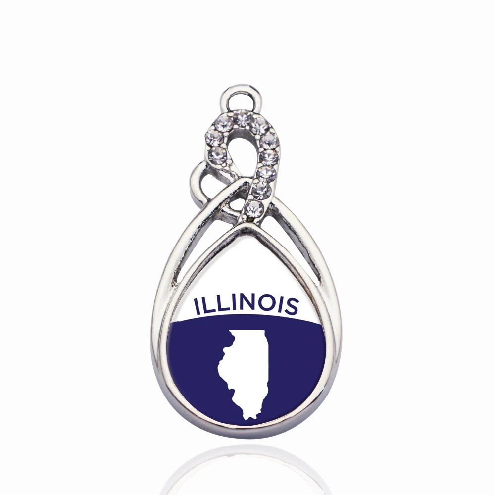 Indiana Outline Circle Charm DIY Jewelry Accessories Making For Necklace&ampBracelets | Украшения и аксессуары